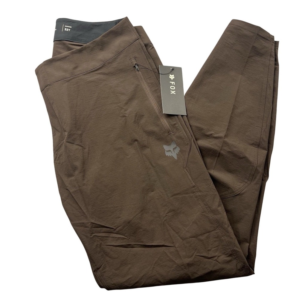 Fox Racing Ranger Pant Mens 32T Cocoa Ratchet Closure MTB Mountain Bike NWT